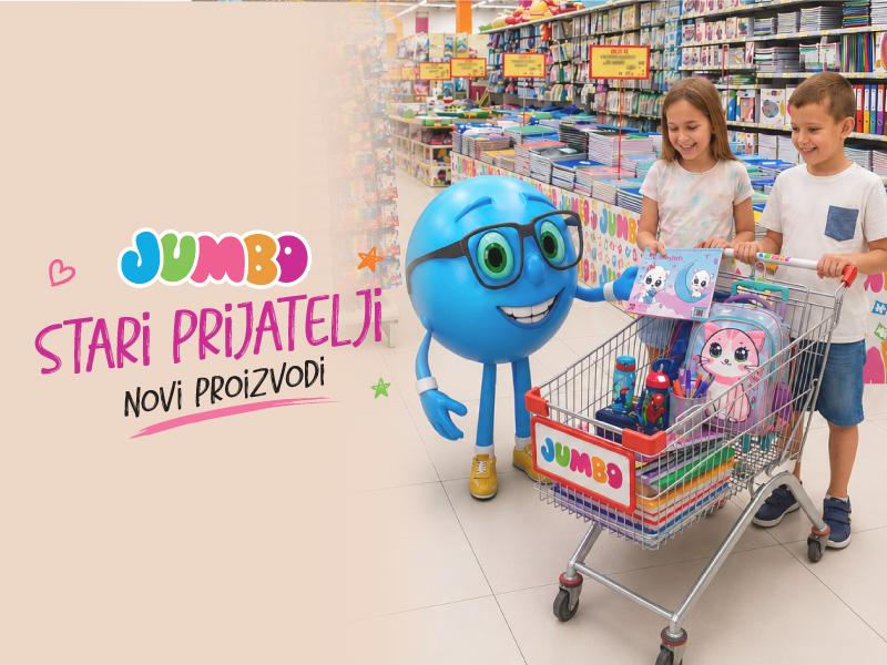 Sve na jednom mjestu: Prijatelji te čekaju u školi, sve ostalo čeka te u JUMBO