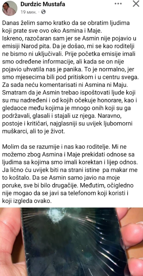 FOTO: MUSTAFA DURDZIC / FACEBOOK