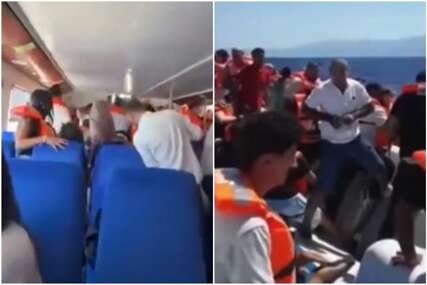 (VIDEO) Vrisci, haos i borba za goli život, kapetan POBJEGAO među prvima: Objavljen dramatičan snimak sa TRAJEKTA SMRTI