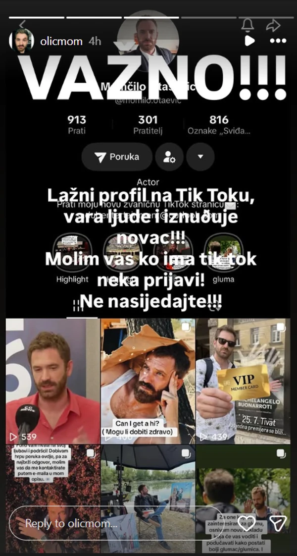 FOTO:  OLICMOM / INSTAGRAM/SCREENSHOT