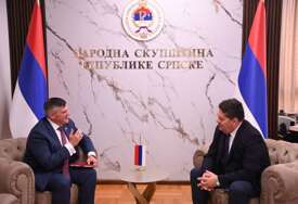 (FOTO) „Zbog Šmita, nemamo fer izborne uslove“ Šta je Stevandić rekao direktoru Kancelarije Ambasade SAD u Banjaluci