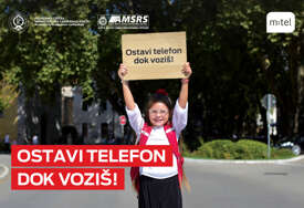Ne gledaj ekran, gledaj put! m:tel šalje poruku svim vozačima i ove godine: "Ostavi telefon dok voziš!"