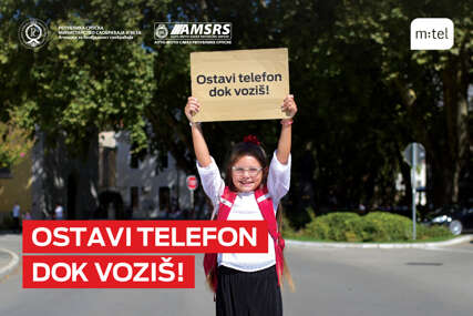 Ne gledaj ekran, gledaj put! m:tel šalje poruku svim vozačima i ove godine: "Ostavi telefon dok voziš!"