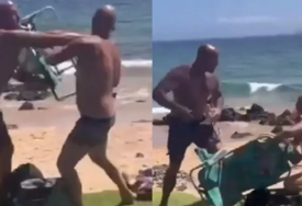 (VIDEO) PRIJETIO PIŠTOLJEM, PA DOBIO BATINE Političar uhapšen poslije incidenta na plaži