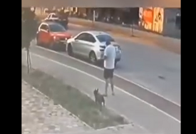 (UZNEMIRUJUĆI VIDEO) Objavljen snimak pokušaja ubistva Elezovog saradnika: Muškarac ga pratio dok je ŠETAO PSA, a onda ZAPUCAO