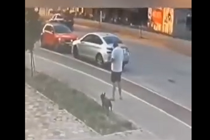 (UZNEMIRUJUĆI VIDEO) Objavljen snimak pokušaja ubistva Elezovog saradnika: Muškarac ga pratio dok je ŠETAO PSA, a onda ZAPUCAO