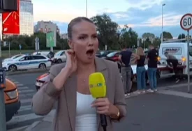 (VIDEO)"Boli za popi*dit" Hrvatsku reporterku ubola osa u vrat prilikom javljanja uživo