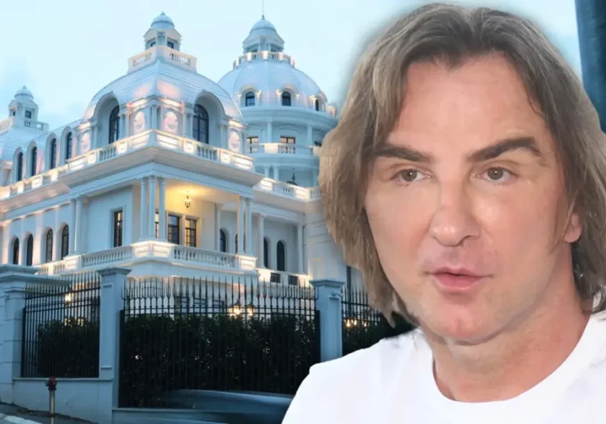 (FOTO) Palata Željka Mitrovića odiše luksuzom: Kristalni luster zasjenio sve, a unutra se kriju i spa centar i muzički studio