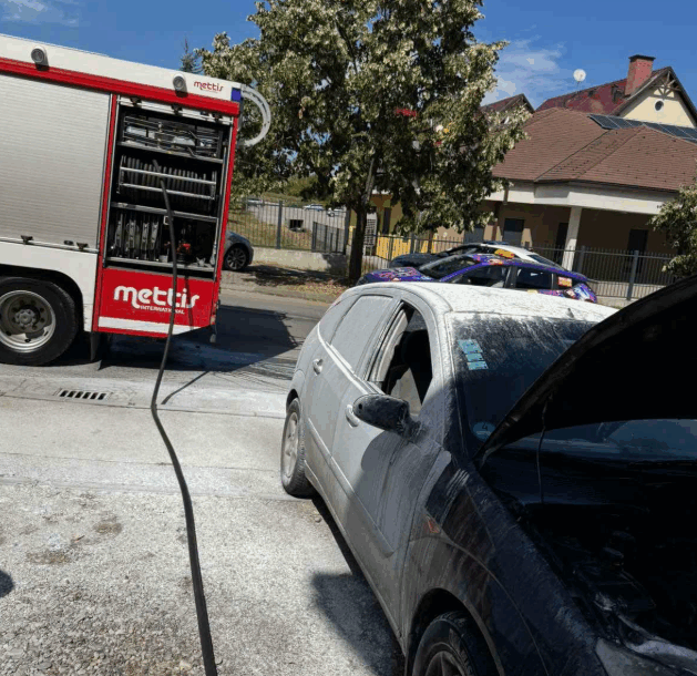 (FOTO) Vatrogasci u akciji: Gorio automobil u Banjaluci, intervenisali i na gašenju još jednog požara