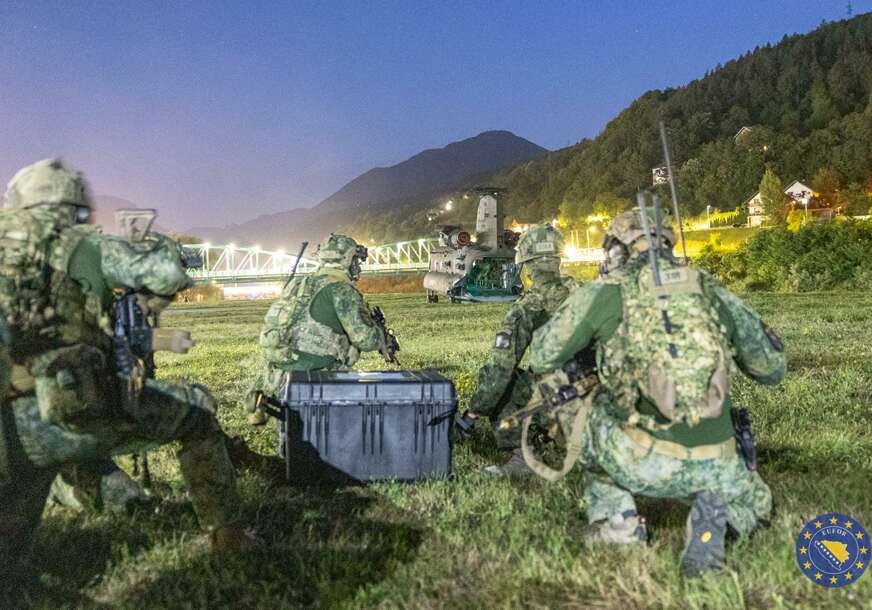 (FOTO) EUFOR izveo vježbu kod Foče „Prisustvo koje se vidi, SPREMNOST kojoj se vjeruje“
