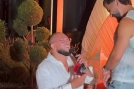 (VIDEO) TIN ZAPROSIO DEČKA Marina Visković im pjevala na vjeridbi, oni ne mogu da obuzdaju ljubav