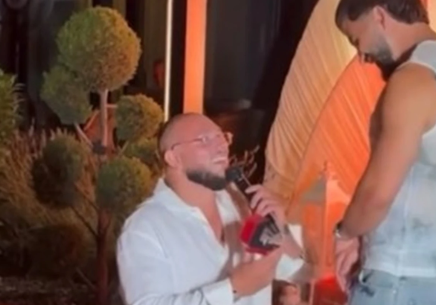 (VIDEO) TIN ZAPROSIO DEČKA Marina Visković im pjevala na vjeridbi, oni ne mogu da obuzdaju ljubav