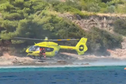 Prava drama na Hvaru: Žena izgubila svijest i poplavila, spasioci do nje stigli helikopterom