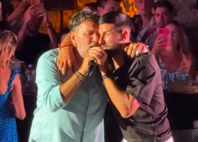 (VIDEO) "Jelena, vadi stvar" Novak Đoković napravio haos na koncertu Vlade Georgijeva, pjevač izjavom sve nasmijao do suza
