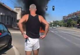 (VIDEO) Milan Gurović heroj dana: Bez razmišljanja uletio u vatru i spasio čovjeka iz zapaljenog auta