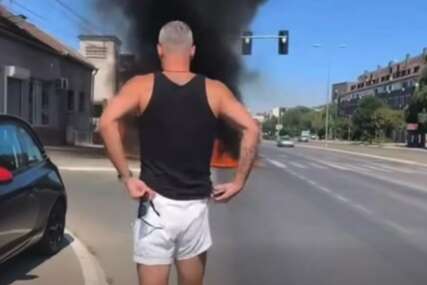 (VIDEO) Milan Gurović heroj dana: Bez razmišljanja uletio u vatru i spasio čovjeka iz zapaljenog auta
