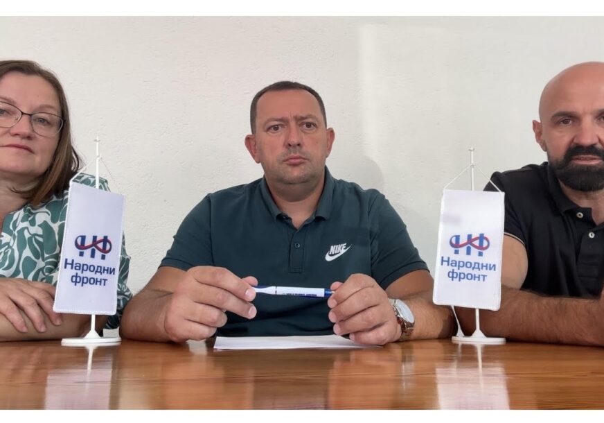 "NIJE KOREKTNO" Narodni front pozvao opozicione stranke da raskinu saradnju sa SNSD