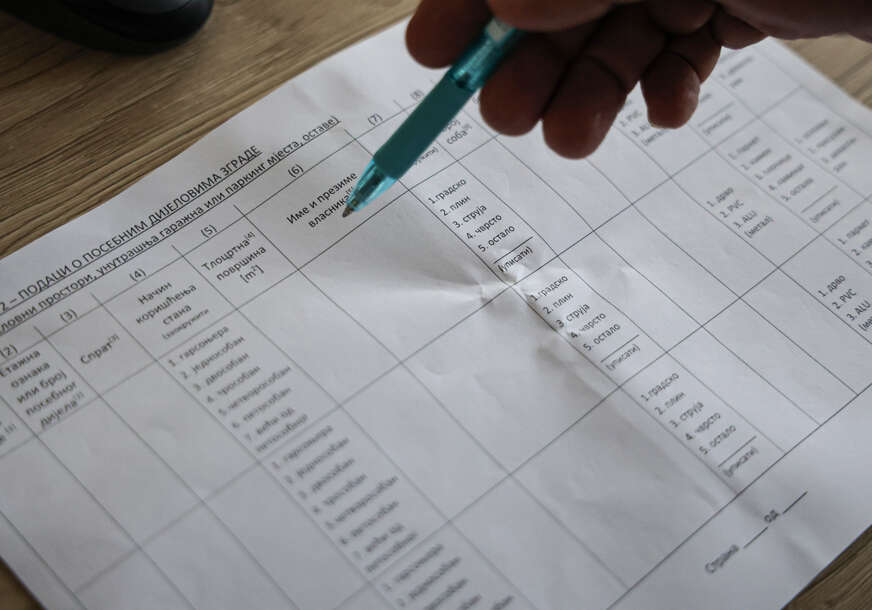 Primjer Obrasca koji je potrebno popuniti