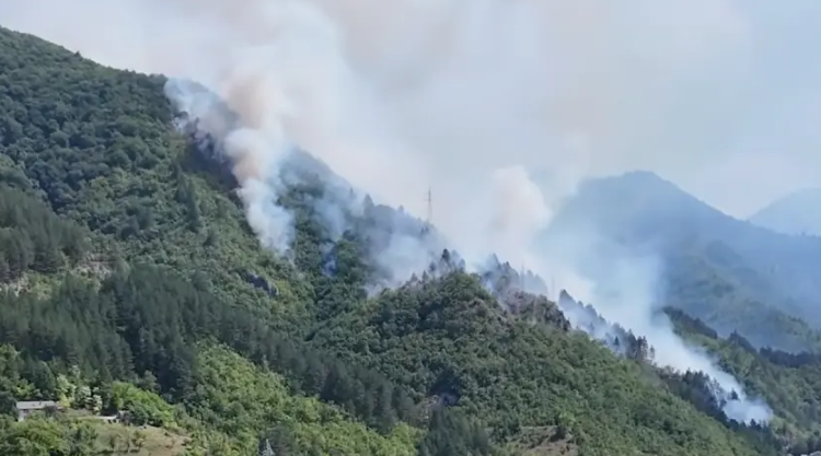 VATROGASCI BRANILI KUĆE TOKOM NOĆI Požar kod Konjica lokalizovan, ali još uvijek aktivan