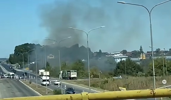 požar kod prijedorske petlje
