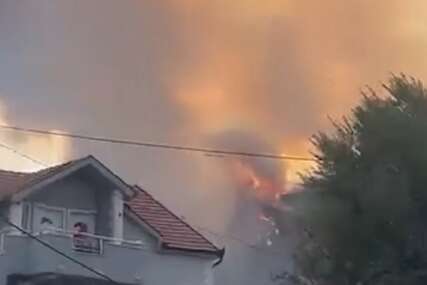 (VIDEO) "SA NEBA PADA KIŠA PEPELA" Kataklizmične scene u Crnoj Gori, buktinja guta sve pred sobom