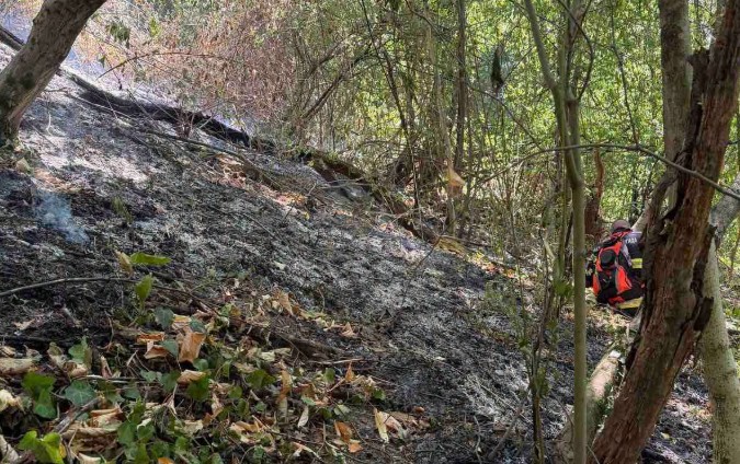 (FOTO) NEPRISTUPAČAN TEREN Od sinoć GORI POŽAR u Ramićima, banjalučki vatrogasci i dalje na terenu