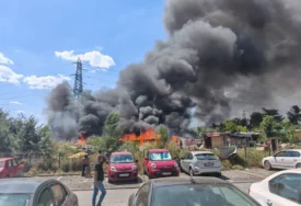 (VIDEO) ČUJU SE JAUCI Vatrogasci se bore s vatrenom stihijom koja se širi, dim se vidi kilometrima