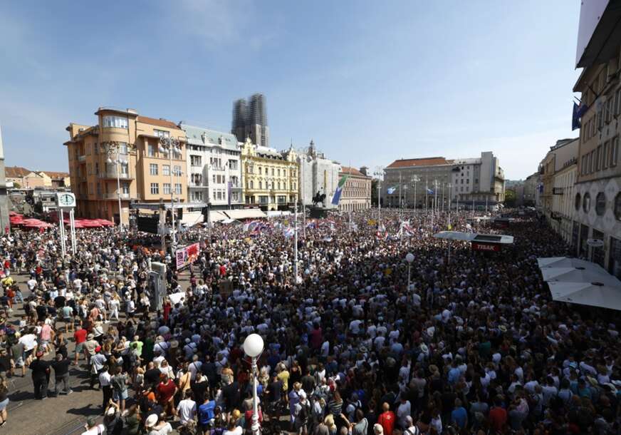 Ovo su njihovi zahtjevi: Desetine hiljada ljudi na protestu u Zagrebu protiv skladištenja opasnog otpada u Lici