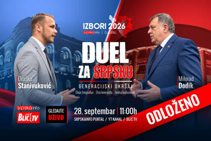 DUEL ZA SRPSKU: SNSD otkazao učešće Dodika u duelu sa Stanivukovićem