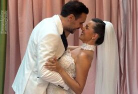 (FOTO) Izgovorili sudbonosno "da": Influenserka Amina Efendić i glumac Nikola Gajić krunisali ljubav brakom