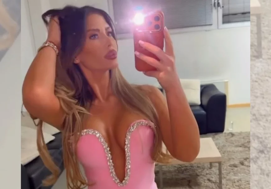 ANA RADULOVIĆ RASPAMETILA PRATIOCE Uska roze haljina i DUBOKI DEKOLTE privukli svu pažnju