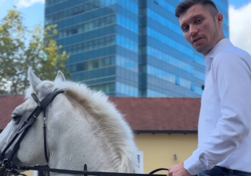 Bojan Kresojević  na konju