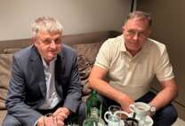 (FOTO) NA KAFI S GENERALOM Dodik se zaputio u Izrael, u Atini imao važan sastanak, a sutra se sastaje s partijarhom