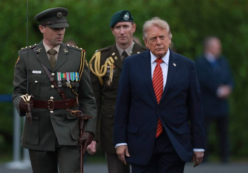Donald Tramp u posjeti Dablinu