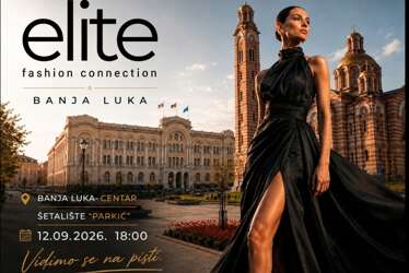 MODNI SPEKTAKL U SRCU BANJE LUKE Žana Bjelinić i E'Couture Models pretvaraju "Parkić" u pistu dugu 130 metara
