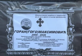 "Gagi moj, cijeli svijet za tobom plače" Pjevač Goran Maksimović (26) će danas biti sahranjen, sestra neutješna