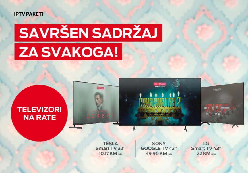 m:tel IPTV - savršen sadržaj za svakoga: Gledajte najbolje TV sadržaje na novom televizoru