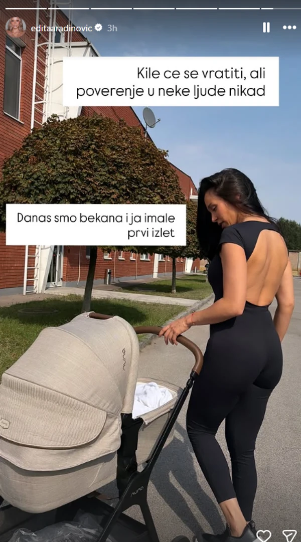 FOTO: EDITAARADINOVIC/INSTAGRAM/SCREENSHOT