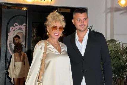 Lepa Brena stigla na rođendan male Arije: Viktor sve vrijeme drži djevojku za ruku, a ona oduševila stajlingom