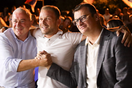(FOTO) "Narod je sve spremniji" Božović poslao snažnu poruku sa tribine PSS u Zalužanima