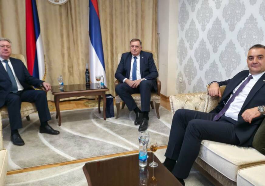 (FOTO) Dodik i Minić razgovarali sa Kalabuhovom „Prijateljstvo sa Rusijom nije stvar dnevne politike, to je strateško opredjeljenje Srpske“