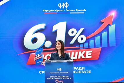 (FOTO) "Trenutna vlast to ne želi" Trivićeva poručila da želi Srpsku u kojoj se RADI, GRADI I STVARA