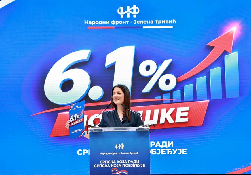 (FOTO) "Trenutna vlast to ne želi" Trivićeva poručila da želi Srpsku u kojoj se RADI, GRADI I STVARA