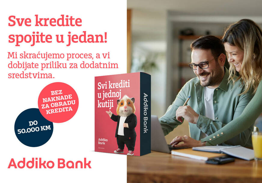 Addiko pojednostavljuje proces zatvaranja kredita: Spojite sve kredite u jedan uz mogućnost dodatnih sredstava