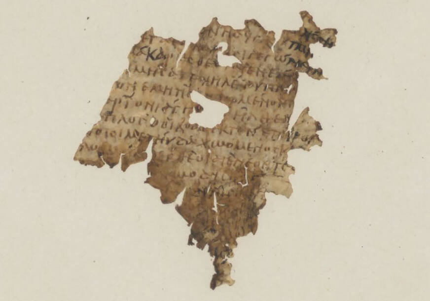 fragment iz Homerove knjige Odiseja