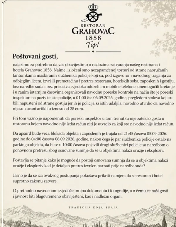 FOTO: GRAHOVAC_1858/DRUŠTVENE MREŽE