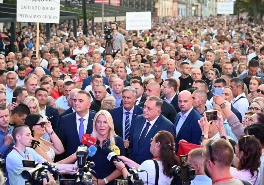 (VIDEO, FOTO) "Naš program je stabilna Srpska" Cvijanovićeva poručila da je SNSD na čelu sa Dodikom spreman da provodi sve zacrtane ciljeve