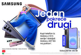 Jedan pokreće drugi: Novi Galaxy iz S ili Z serije donosi vam Galaxy A57 na poklon!