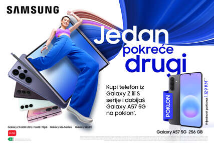 Jedan pokreće drugi: Novi Galaxy iz S ili Z serije donosi vam Galaxy A57 na poklon!