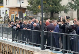 MOST KOJI ĆE POVEZATI VIŠEGRAD Minić i Macut obišli radove, evo koliko vrijedi projekat